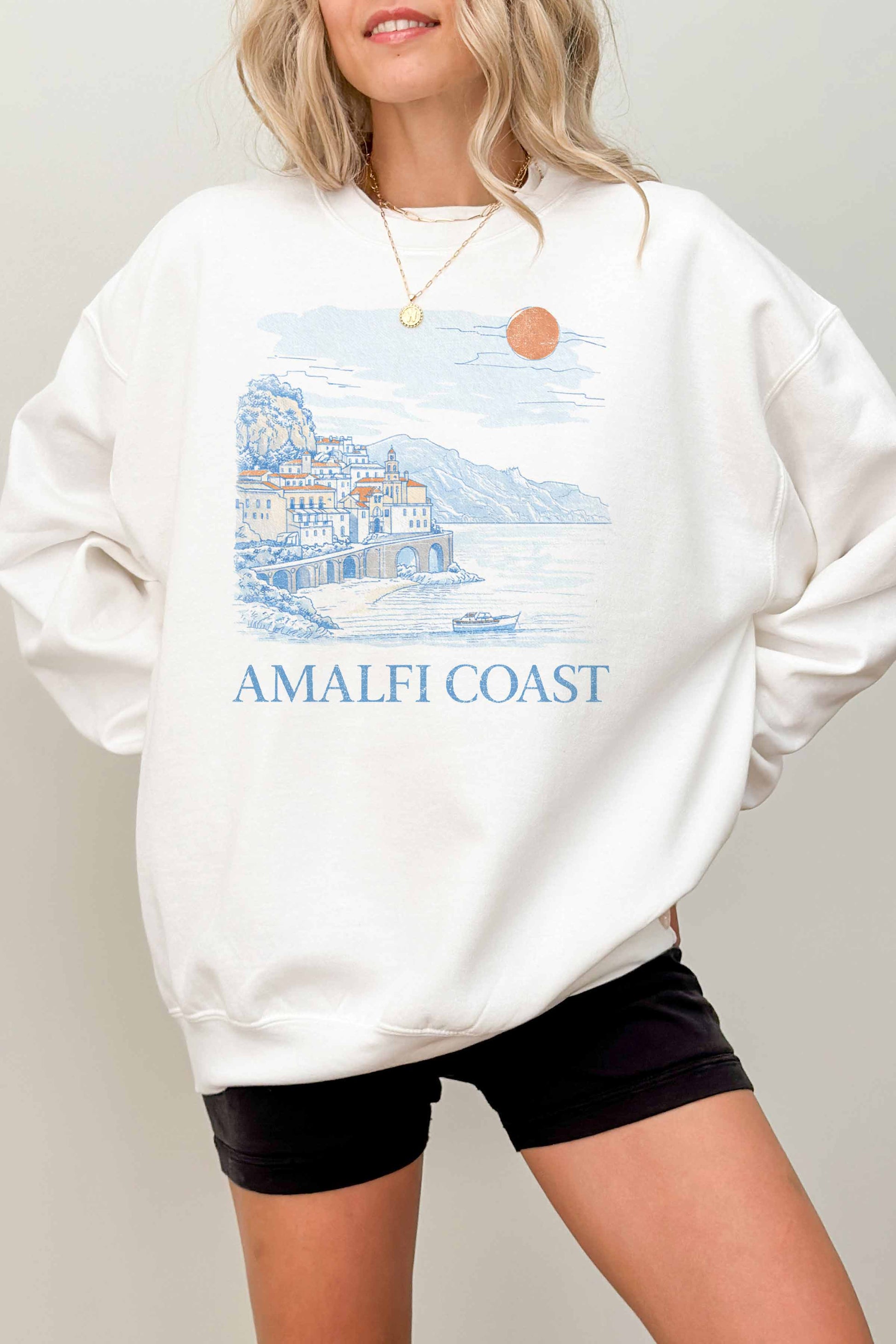 Felpa oversize Amalfi Coast