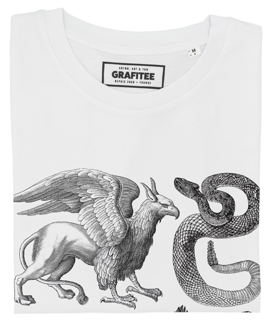 T-shirt Harry Potter Le Quattro Case in cotone biologico