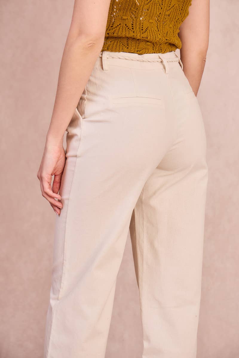 Pantaloni fluidi in cotone con coulisse Pouchka