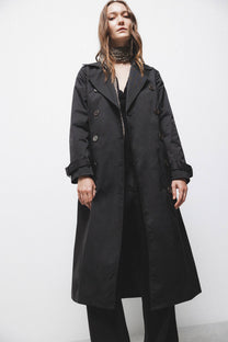 Trench classico doppiopetto con cintura