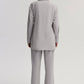 Completo pantaloni e camicia kimono con laccetti incrociati