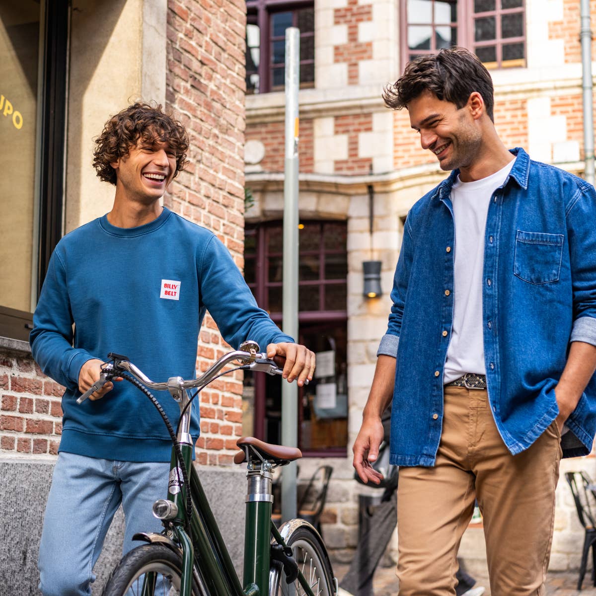 Overshirt in denim stone wash