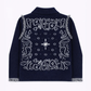 Gilet Nisani con ricamo bandana e frange