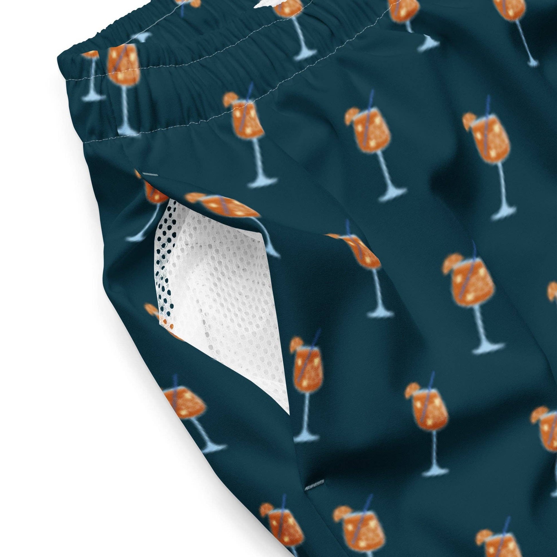 Pantaloncini da bagno ecologici con stampa Spritz