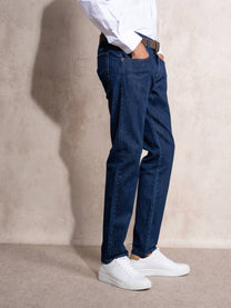 Jeans uomo in denim elasticizzato
