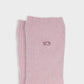 Calze in lana e angora rosa