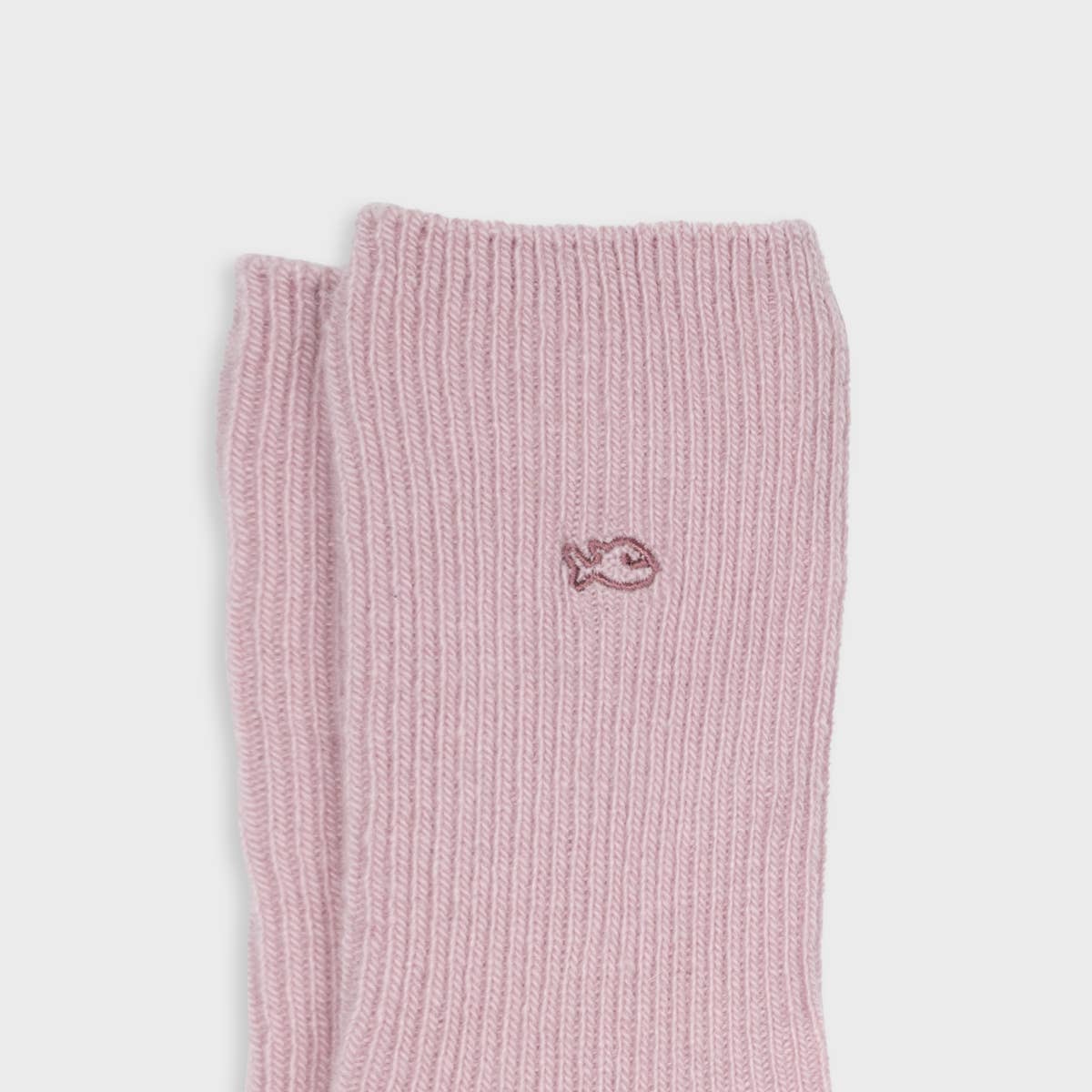 Calze in lana e angora rosa
