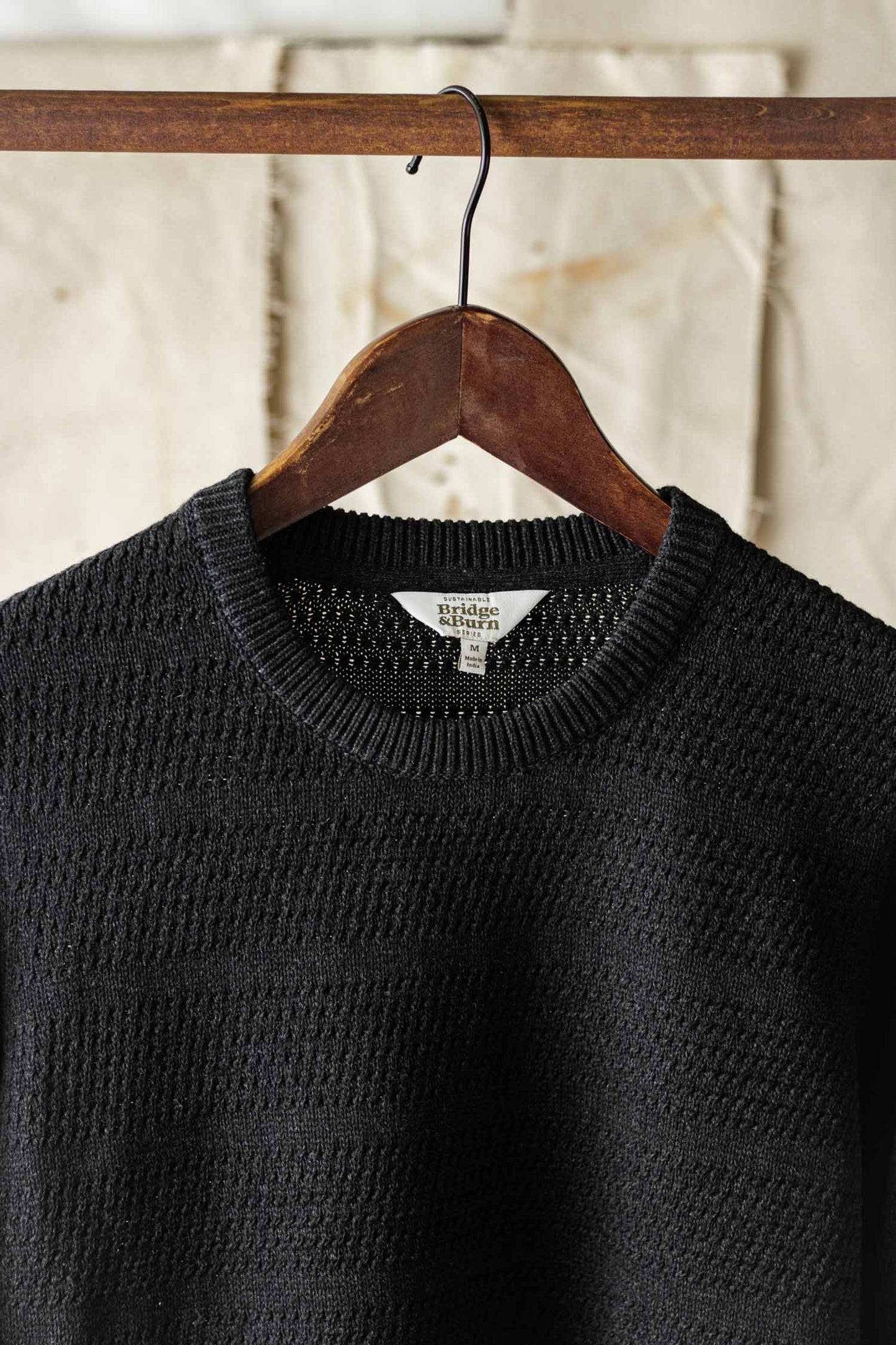 Maglione Ansel in maglia riciclata color Mezzanotte
