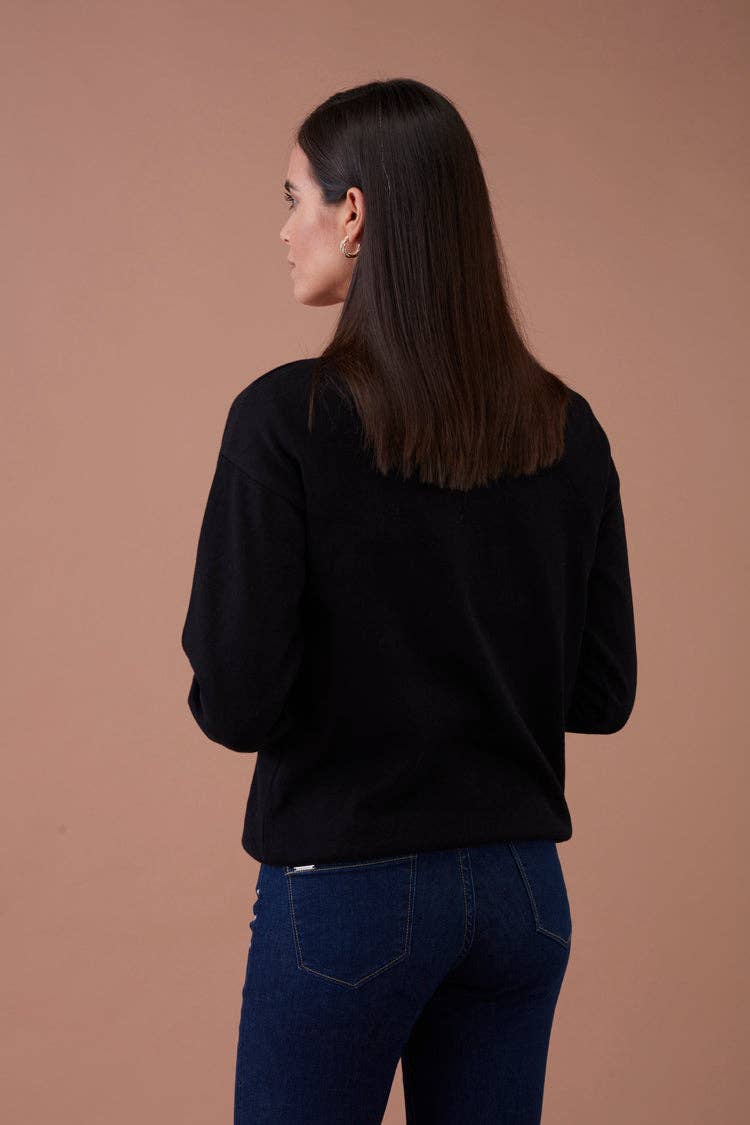 Maglione girocollo con stelle