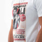 T-shirt Muhammad Ali con stampa boxing in cotone biologico