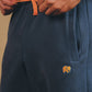 Pantaloni jogger Essential in cotone biologico blu