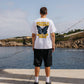 T-shirt bianca oversize Butterfly in cotone biologico