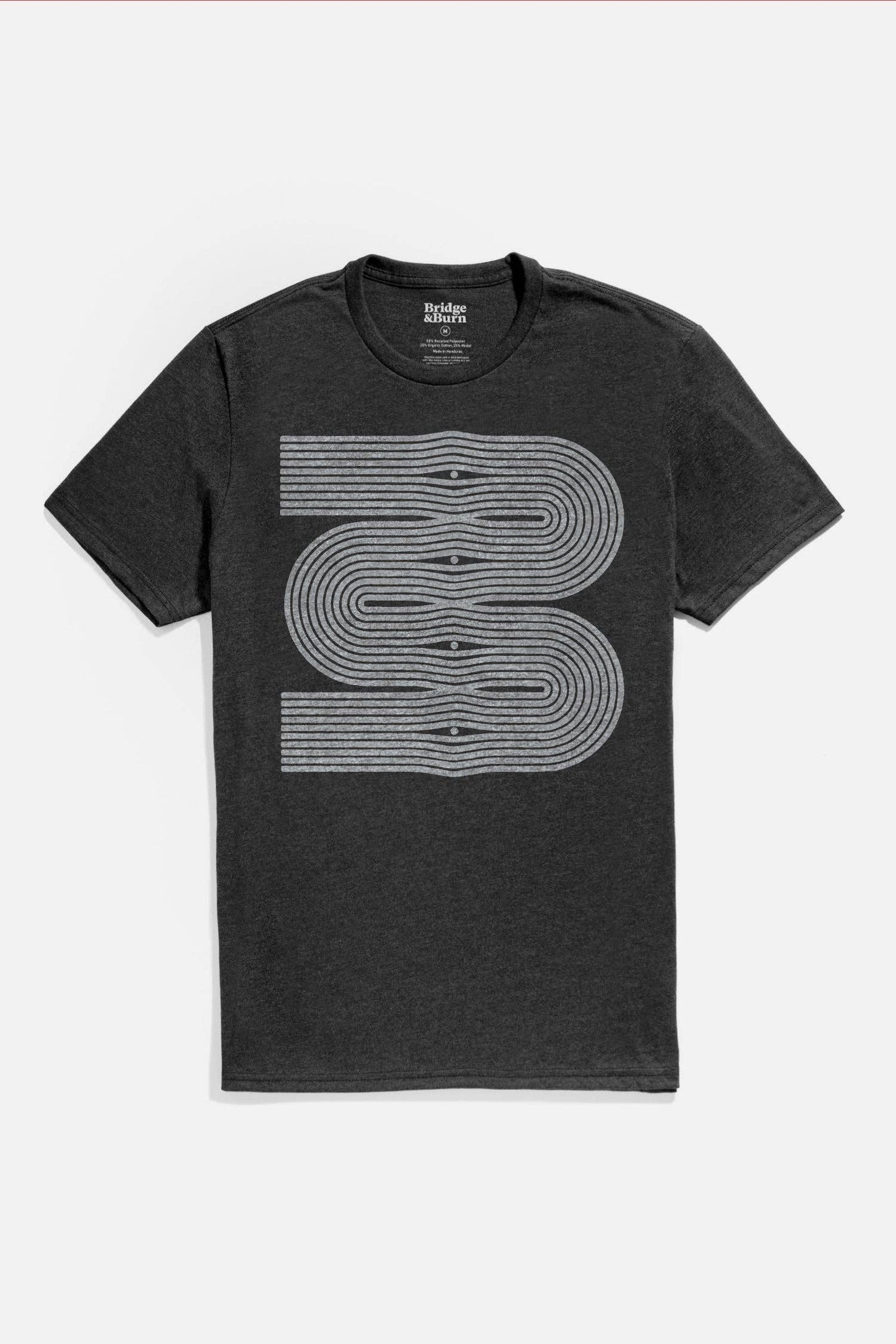 T-shirt uomo Side Winder nera
