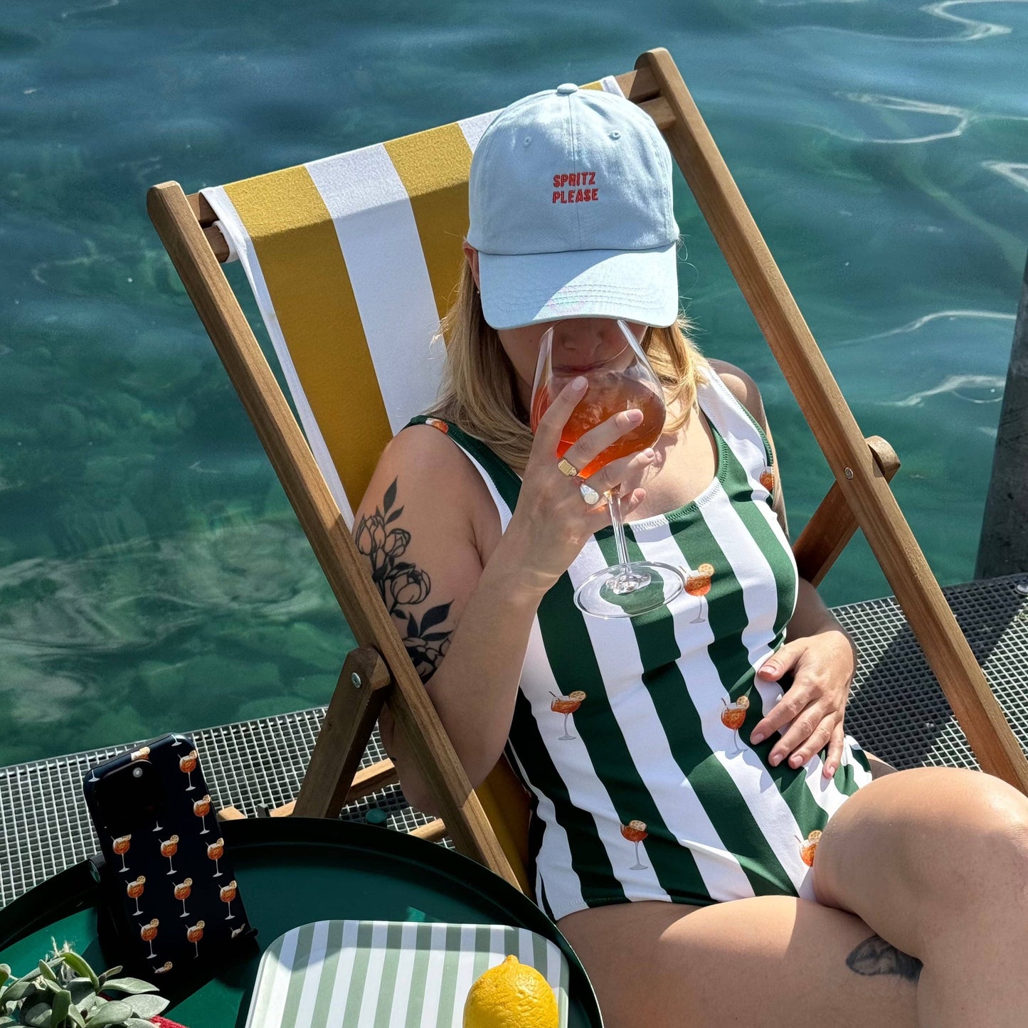 Cappellino da baseball ricamato “Spritz Please”