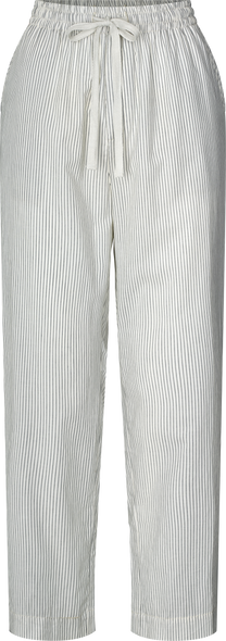 Pantaloni Savita in cotone biologico a righe