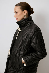Cappotto trapuntato oversize