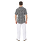 Camicia estiva a maniche corte con stampa