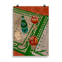 Poster Bevande Estive Decorativo