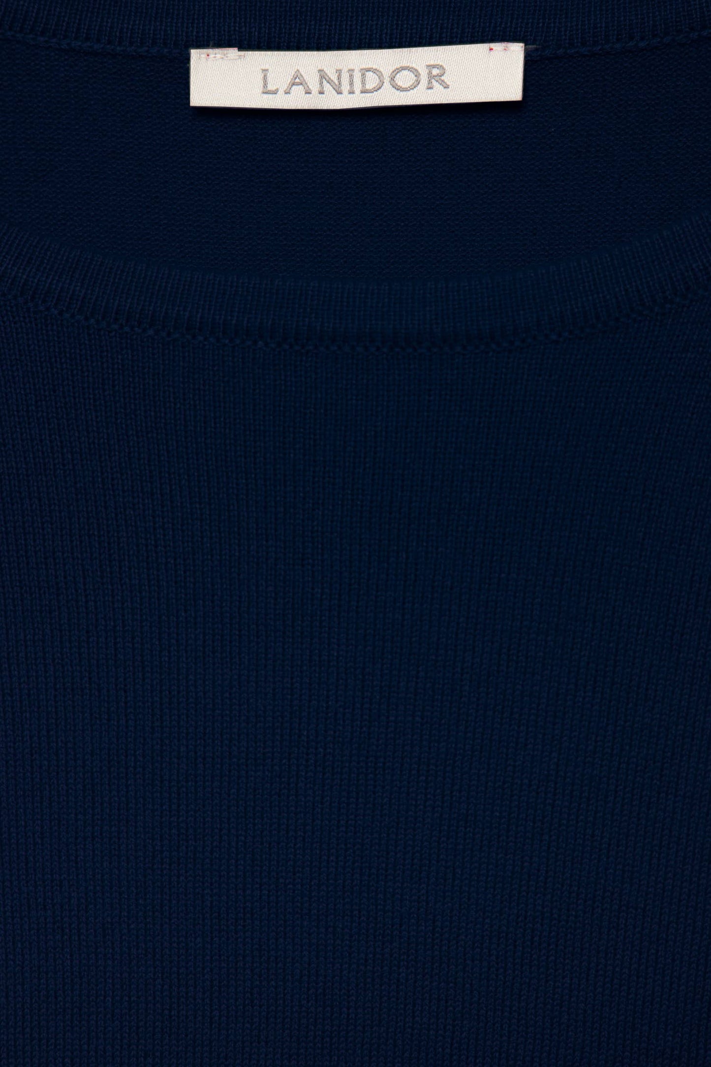 Maglione a maglia rasata con scollo tondo