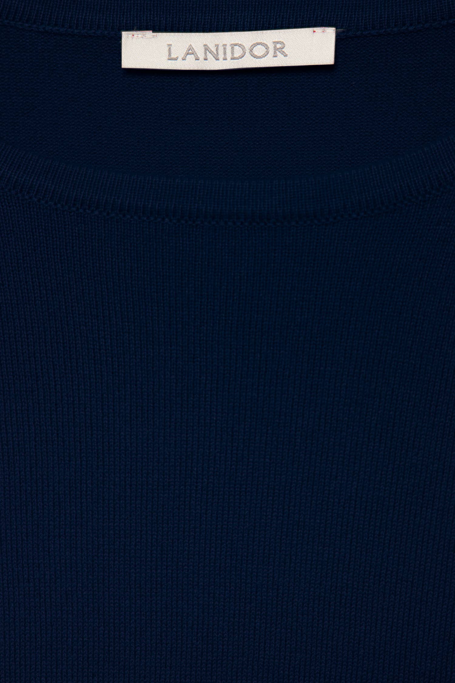 Maglione a maglia rasata con scollo tondo