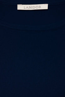Maglione a maglia rasata con scollo tondo