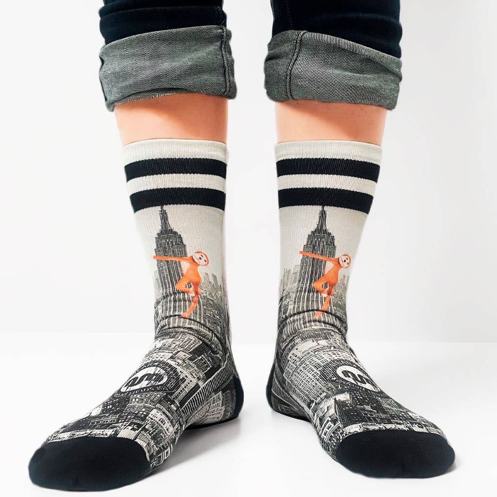 Calzini unisex HUG con stampa skyline