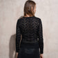 Blusa in pizzo elasticizzato