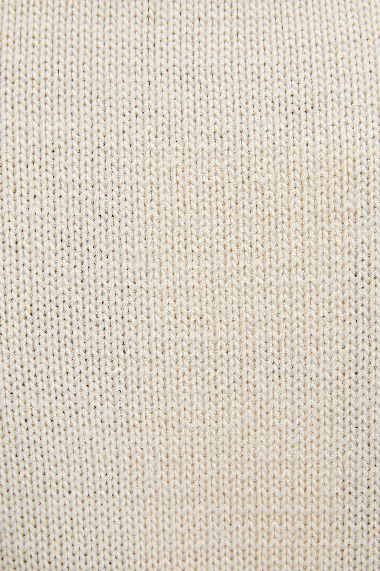 Maglione in maglia con bottoni asimmetrici ecru