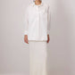Camicia oversize con maniche a palloncino in misto cotone