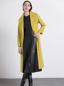 Cappotto lungo con cintura