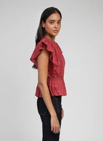Blusa SaleK color ciliegia