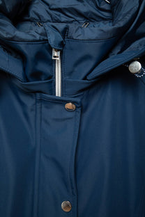 Parka con cappuccio e coulisse regolabile