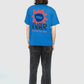 T-shirt oversize blu Follow the Sun