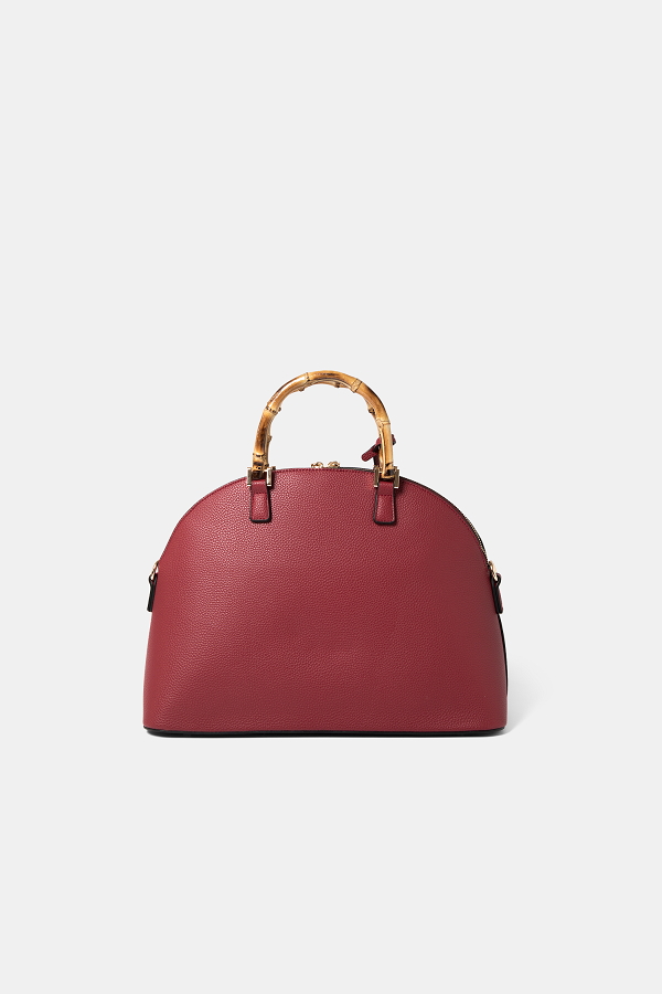 Borsa con manici in bambù