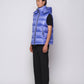 Gilet Piumino Imbottito con Cappuccio Viola