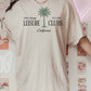 T-shirt oversize grafica Leisure Clubs