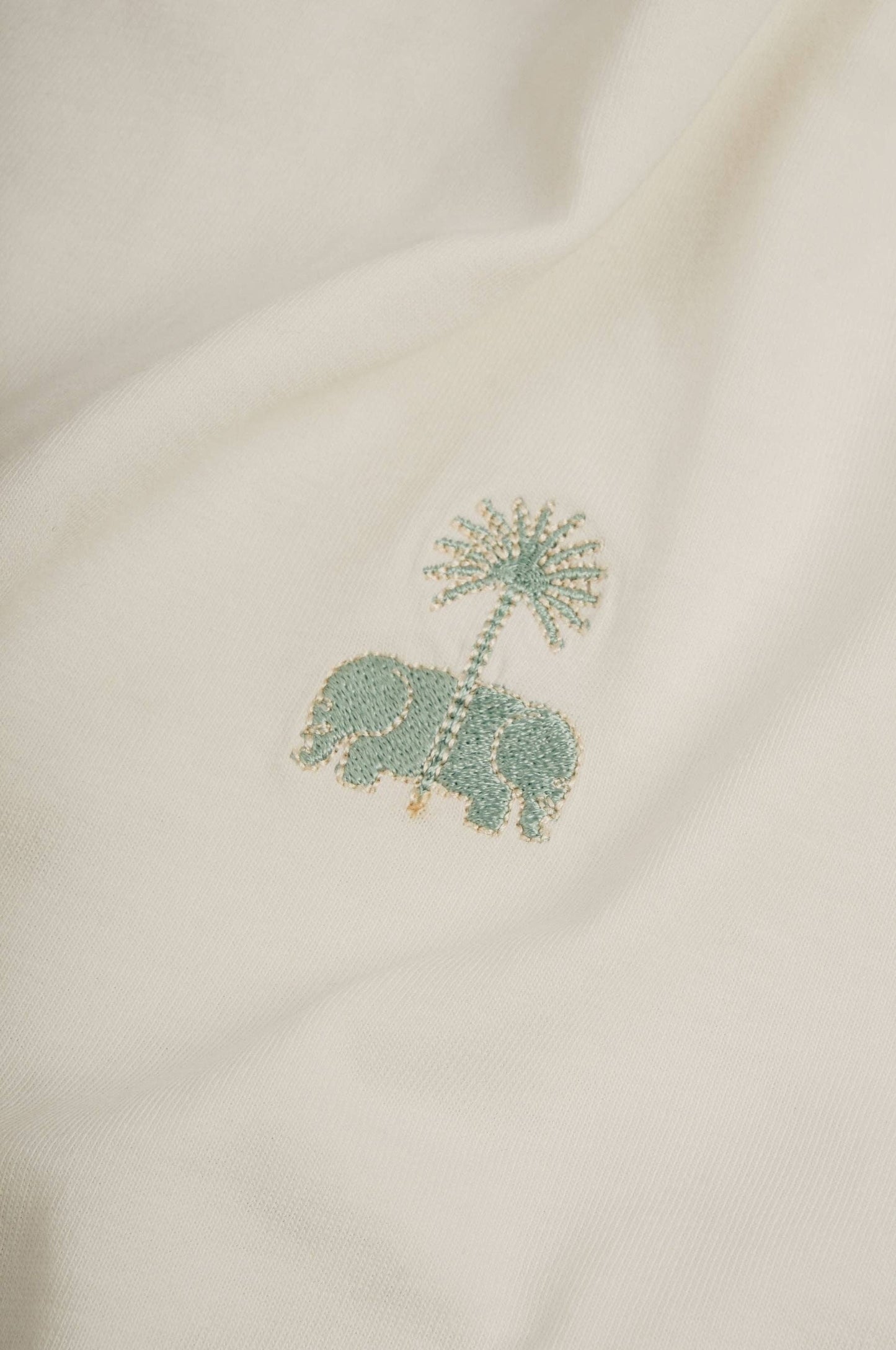 T-shirt oversize pesante in cotone biologico con ricamo e stampa Hotel del Sol