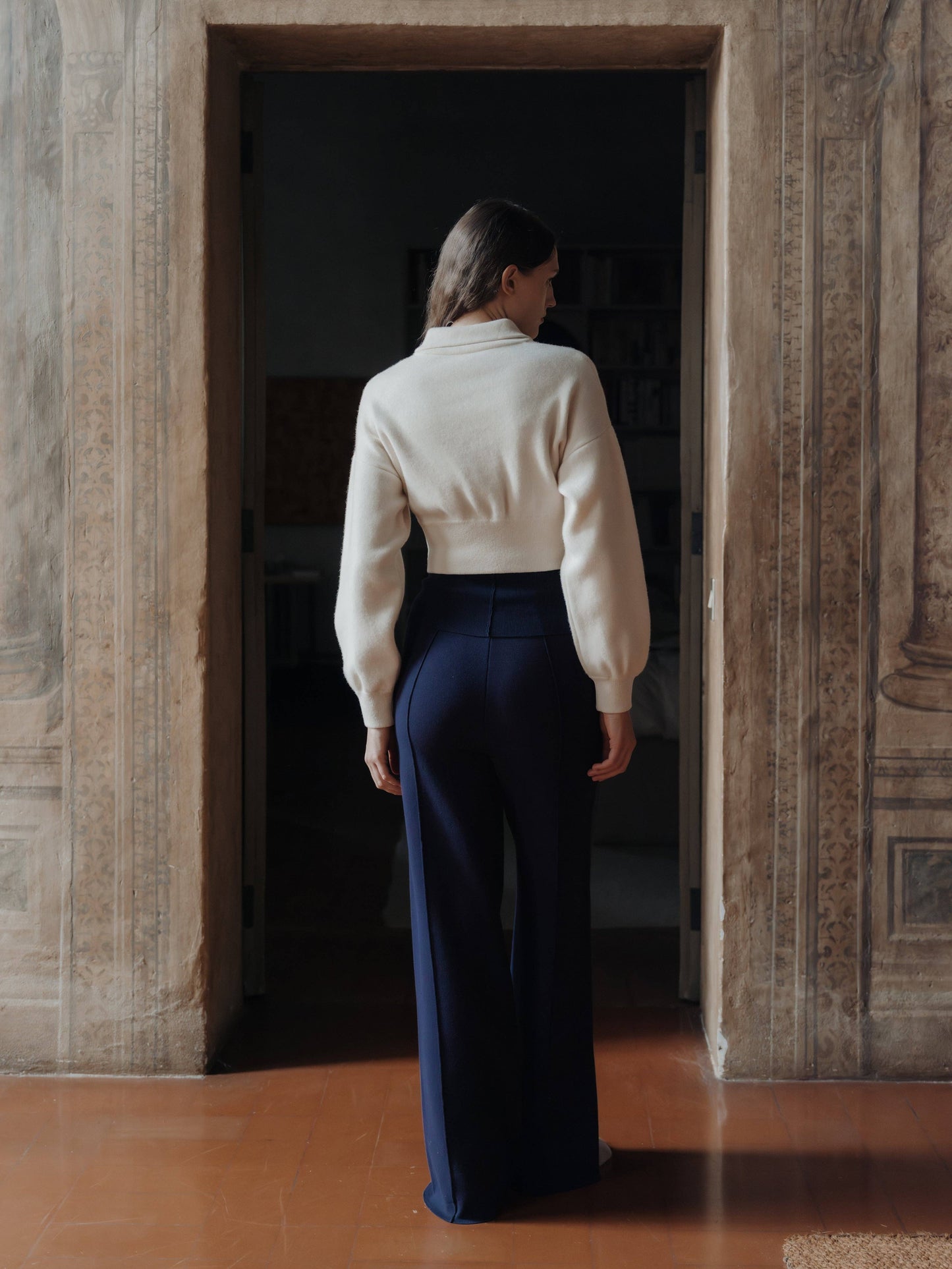 Polo corta in lana d’agnello superfine