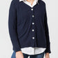 Cardigan con bottoni in madreperla in lana e cashmere