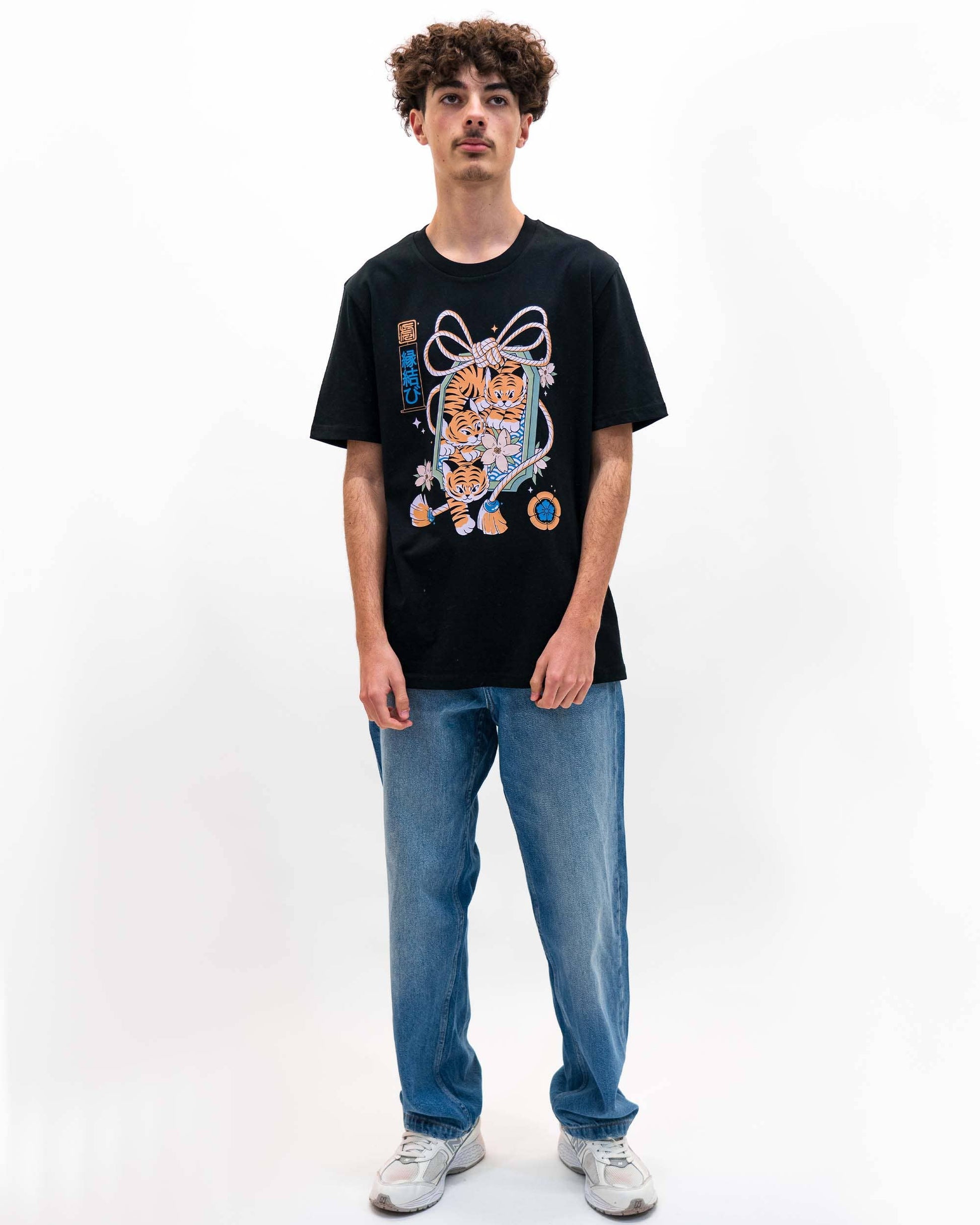 T-shirt unisex Omamori Tigre in cotone biologico