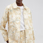 Giacca in cotone tie-dye
