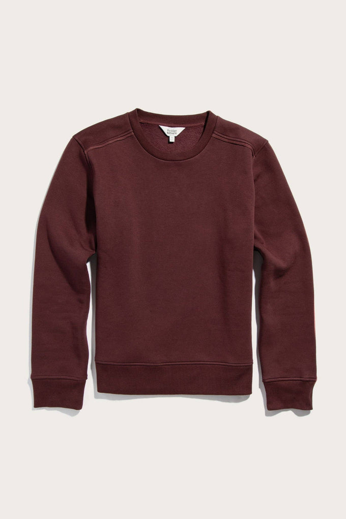 Felpa Bailey in pile riciclato bordeaux