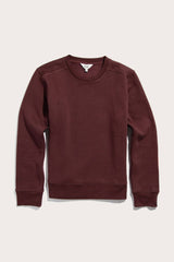 Felpa Bailey in pile riciclato bordeaux
