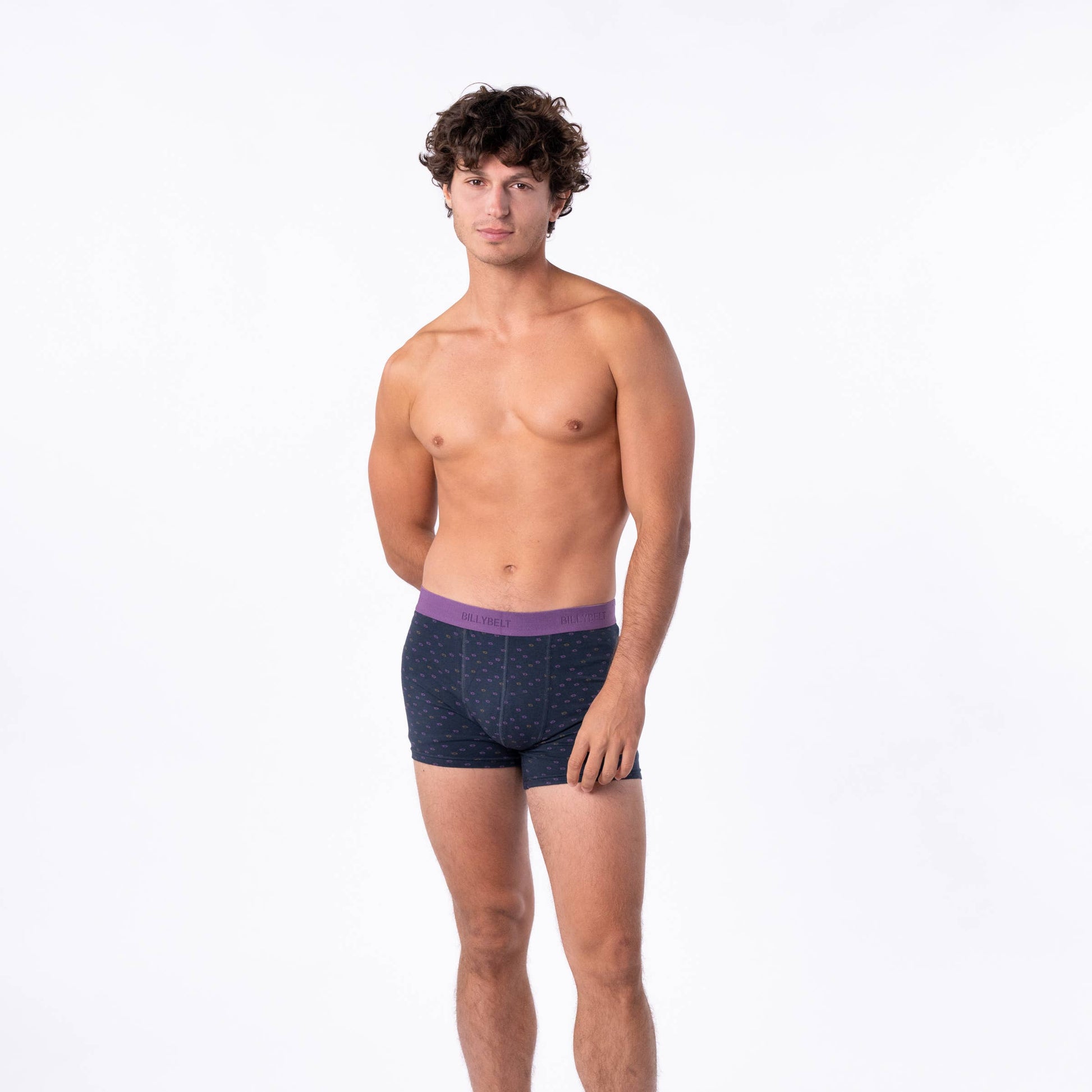 Boxer in cotone biologico con stampa piranha