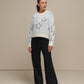 Maglione in maglia morbida con stelle