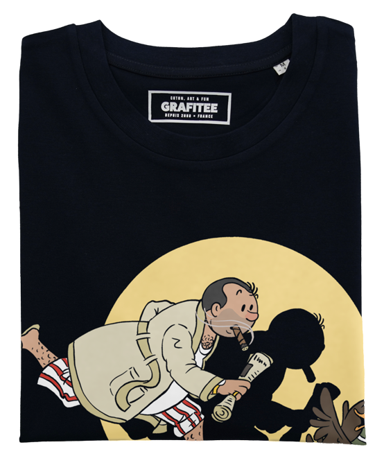 T-shirt nera pop culture Tony’s Adventures