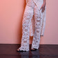 Pantaloni in pizzo crochet 100% cotone