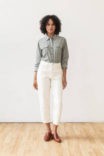 Camicia Lenon in chambray salvia