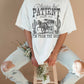 T-shirt oversize grafica "Please Be Patient"