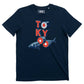 T-shirt Tokyo con grafica di cibo giapponese